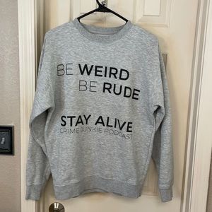 Crime junkie crewneck sweater